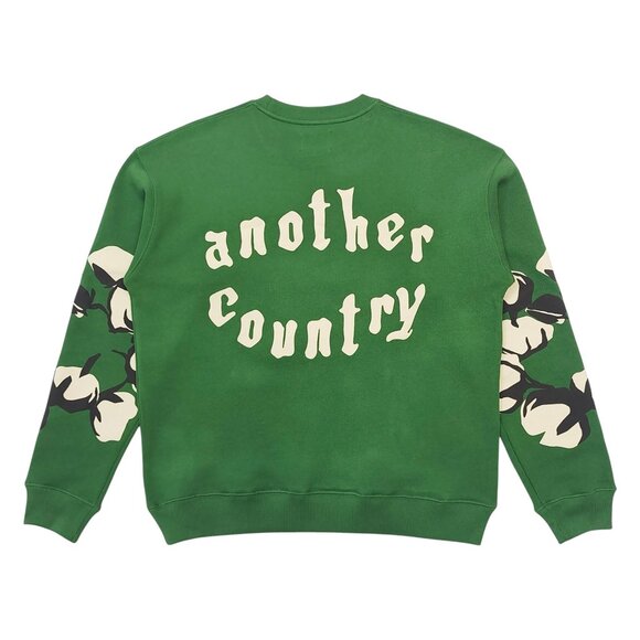 Denim Tears x CPFM Cactus Tears Crewneck Sweatshirt Green - Picture 2 of 3